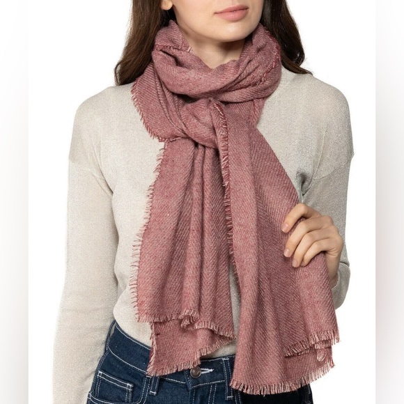 Wine Gold Scarf Wrap - Picture 2 of 3